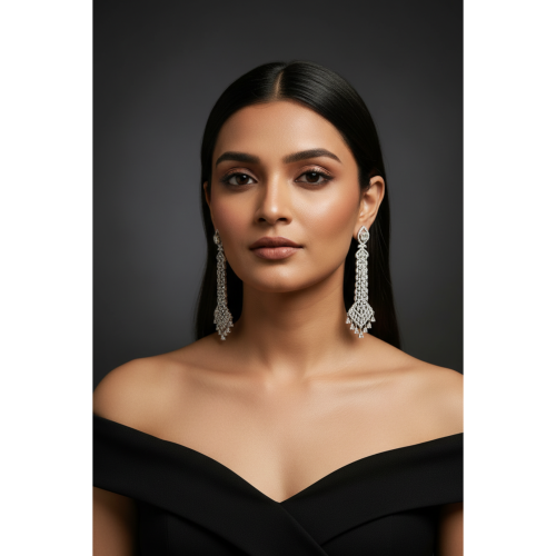 Virasat Long Dangle Earrings