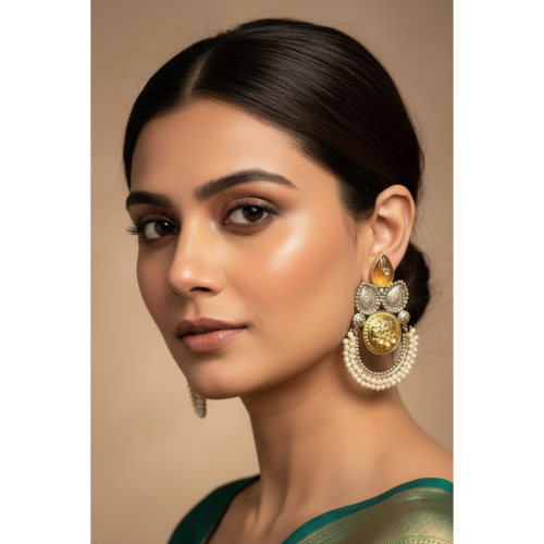 Adhya Boho Silver Earrings