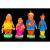 Handcrafted Indian Clay Golu Dolls Set of 4 &ndash; Traditional Maharashtrian Family Figurines for Home 