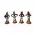 Handcrafted Golu Tribal Dance Group for Traditional Home Decor