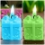 SS Enterprise Organic Soy Wax Bubble Candle for Home Decor | Scented Aromatic Fragrance Candles | Smoke-Free Pillar Candle (2, Green-Blue)