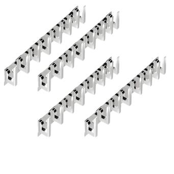 ONMAX stainless steel 8 hook wall hanger pack of 4