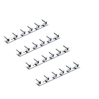 ONMAX stainless steel 6 pin L cloth hanger pack of 4