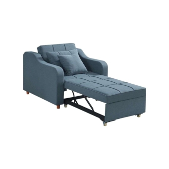 The Furnishery 1 seater sofa chair in grey