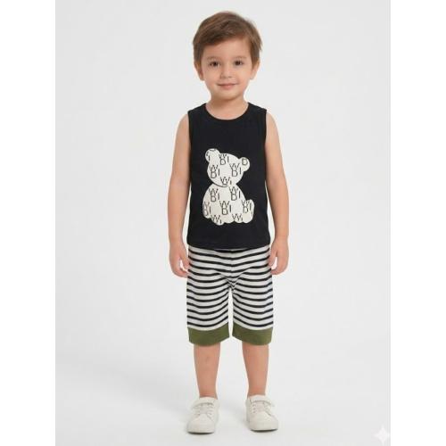 Urban Playful Sleeveless Shorts Set