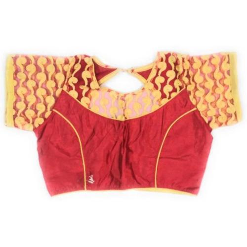 Women’s Red Round Neck Blouse