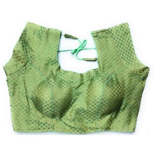 Women’s U-Neck Chanderi Blouse