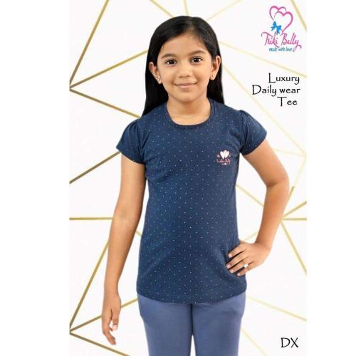 Triki Belly Girls' Luxury Daily Wear T-Shirt