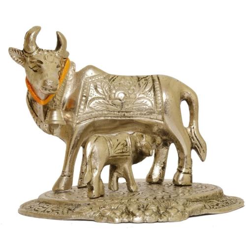 Decorative Kamdhenu Cow Figurine Showpiece
