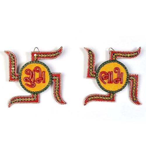 Handmade Shubh Labh Door Hanging Showpiece