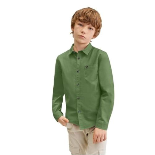 Men's Cotton Blend Solid Full-Sleeve Shirt