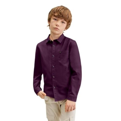 Men's Cotton Blend Solid Full-Sleeve Shirt