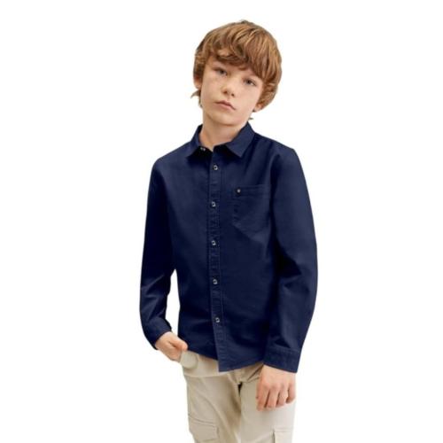 Men's Cotton Blend Solid Full-Sleeve Shirt