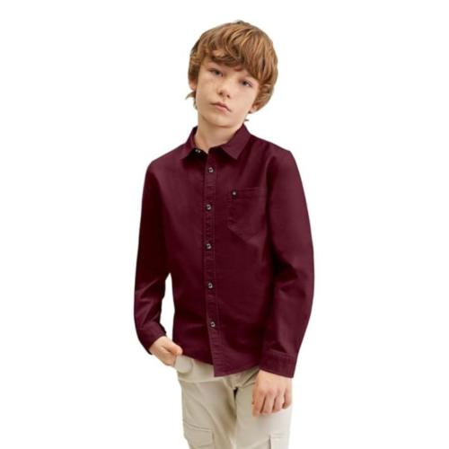 Men's Cotton Blend Solid Full-Sleeve Shirt