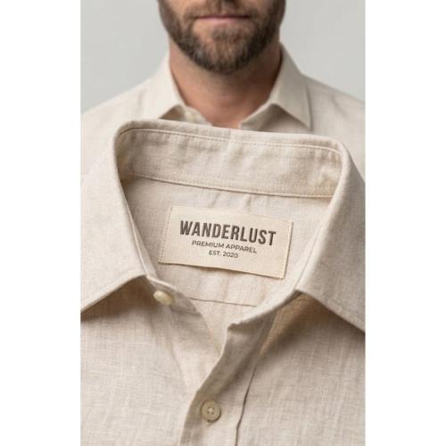 Regular-Fit Collared Shirt Classic - Premium Breathable Daily Wear (Off White)