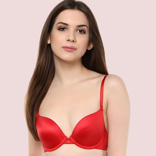 Red Cotton Bra Pack of 2
