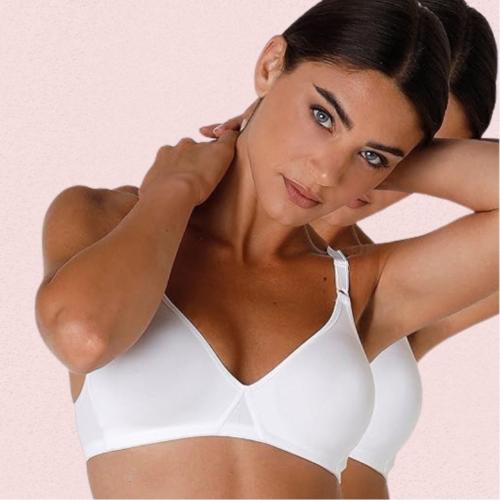 Women’s Non-Wired Full-Coverage Cotton Bra – Pack of 2