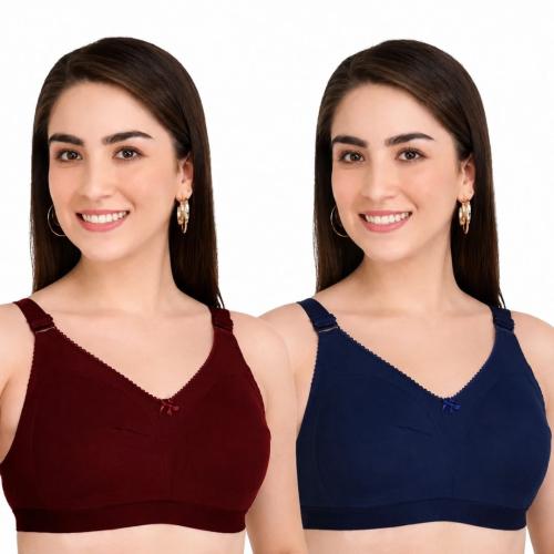Women’s Full-Coverage Daily Wear Bra – Pack of 2