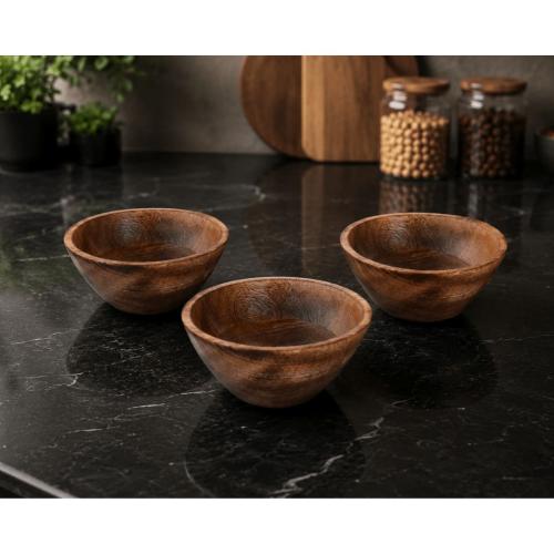 Handcrafted Mango Wood Bowl – Multipurpose Rustic Serving Bowl