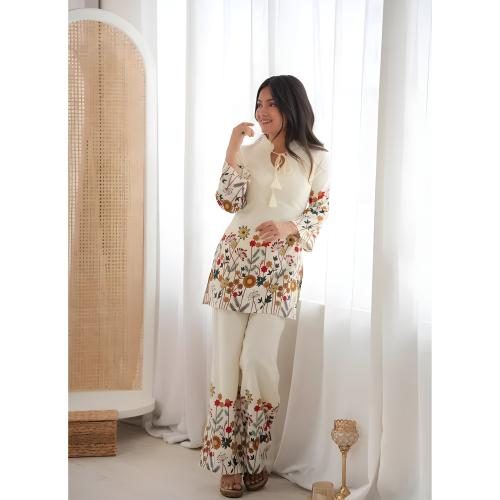 Magic Slub Cotton Floral Print Co-Ord Set for Women