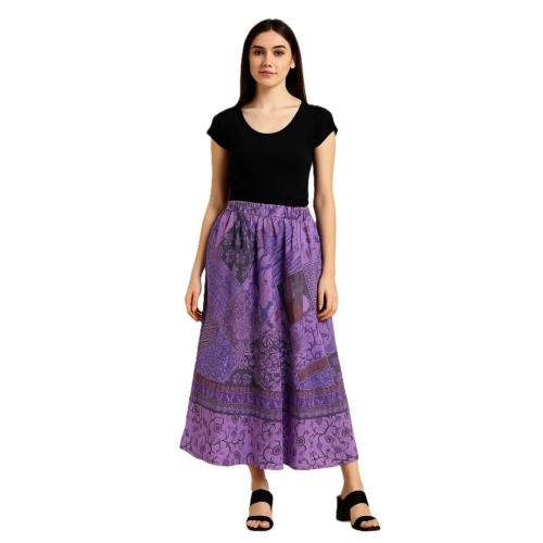 Women’s Jaipuri Cotton Printed Long Skirt 