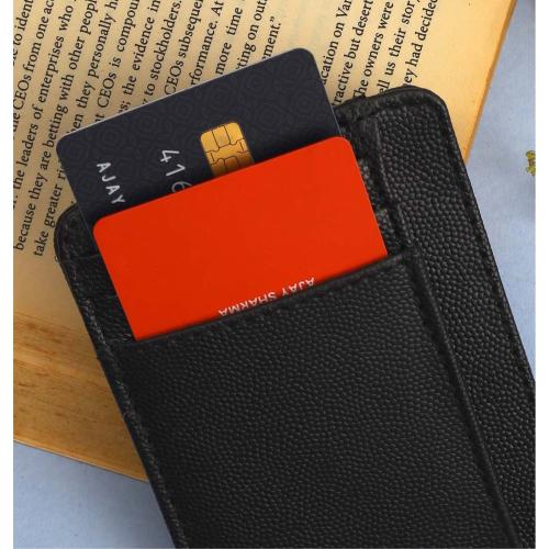 Leather Card Wallet for Men | Minimalist Slim Wallet with RFID Protection