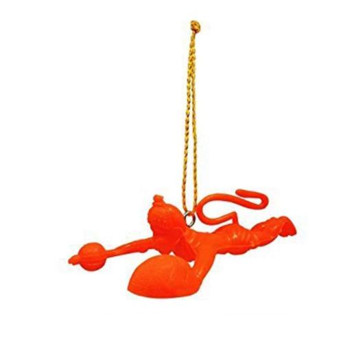 Plastic Flying Lord Hanuman Hanging Idol, Bajrang Bali, for Car, Home, Office & Pooja Décor