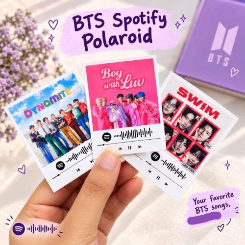 BTS Album Mini Polaroids – Pack of 12, White