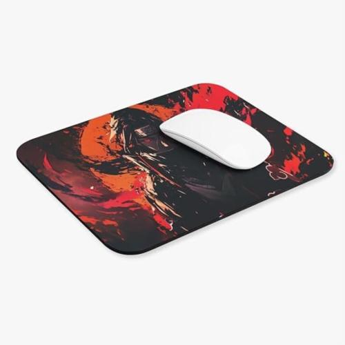 Mouse Pad with Anti-fray Stitching, Waterproof Surface & Non-Slip Rubber Base