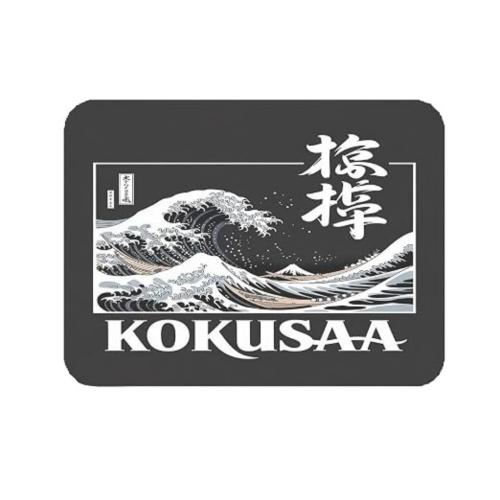 Great Wave Aesthetic Mouse Pad | Japanese Ocean Art Design Mouse Mat 