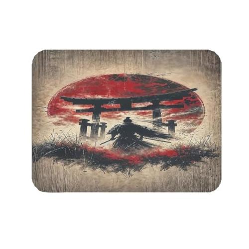 Gaming Mouse Pad | Silhouette Design Mouse Mat with Non-Slip Rubber Base