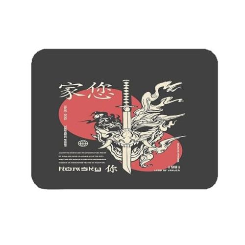 Gaming Mouse Pad | Japanese Street Art Design Mouse Mat 