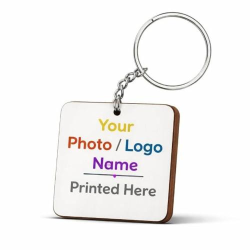 Personalized Wooden Keychain Pack of 5