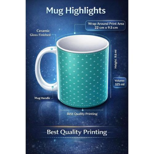 Personalized Color Changing Coffee Mug 325ml 