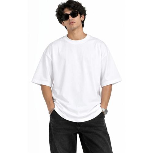 Men's Cotton Round Neck Oversized T-Shirt