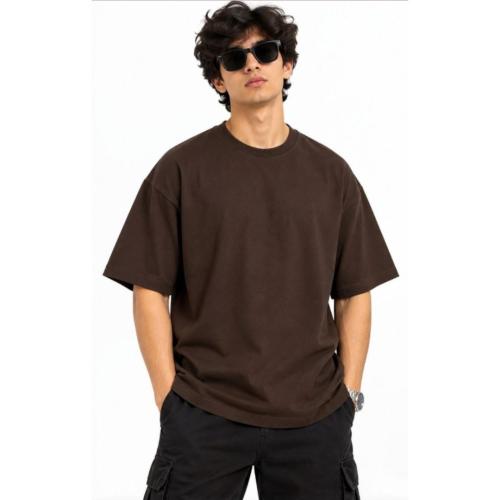 Men's Cotton Round Neck Oversized T-Shirt