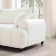 Cream upholstered sofa for living room and hall