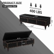 Premium upholstered couch with hidden storage