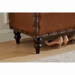 Stylish brown storage sofa for home interiors