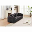 Elegant fabric sofa with comfortable seating