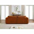 Elegant fabric sofa with comfortable seating