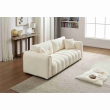 The Furnishery luxury upholstered sofa in cream