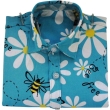Stylish printed casual shirt for men with multicolor pattern