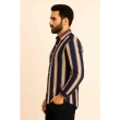 Men's Casual Striped Cotton Shirt Multicolor