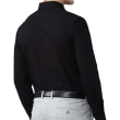 Men's Solid Black Cotton Shirt