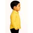 Yellow cotton casual shirt for boys