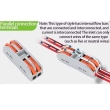 Fast wiring terminal block connector