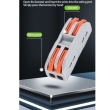 Pack of 10 reusable wire connectors