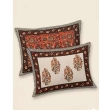 premium single bedsheet floral print red beige bedroom decor