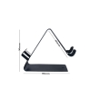 dual pack adjustable mobile stands for desk heavy duty metal holders